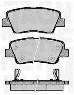 Ssangyong 48413341A0 - Комплект спирачно феродо, дискови спирачки vvparts.bg