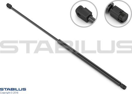 STABILUS 9272DM - Газов амортисьор, багажно / товарно пространство vvparts.bg