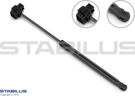 STABILUS 645787 - Газов амортисьор, капак на двигателя vvparts.bg