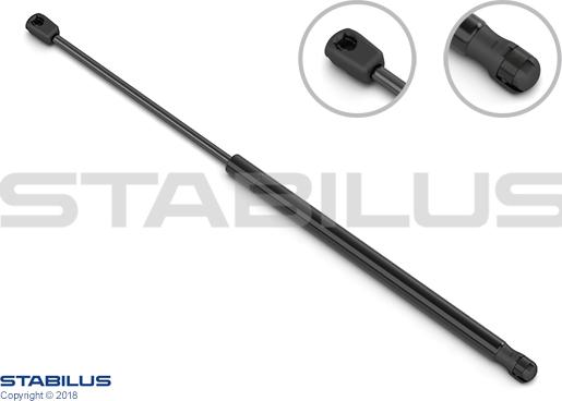 STABILUS 0955QH - Газов амортисьор, багажно / товарно пространство vvparts.bg