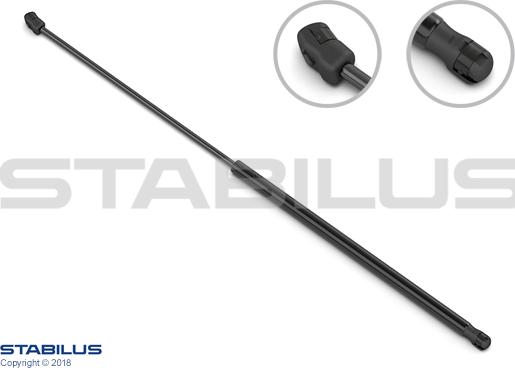 STABILUS 016955 - Газов амортисьор, капак на двигателя vvparts.bg