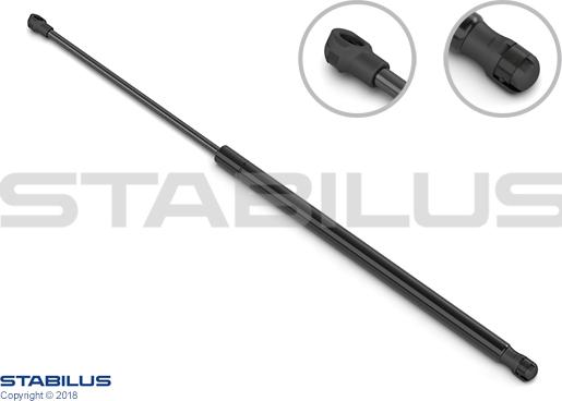 STABILUS 129572 - Газов амортисьор, багажно / товарно пространство vvparts.bg