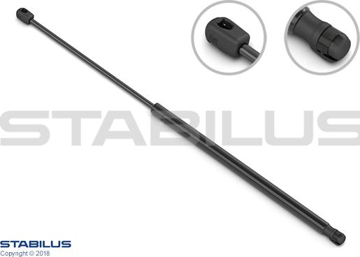 STABILUS 165876 - Газов амортисьор, багажно / товарно пространство vvparts.bg