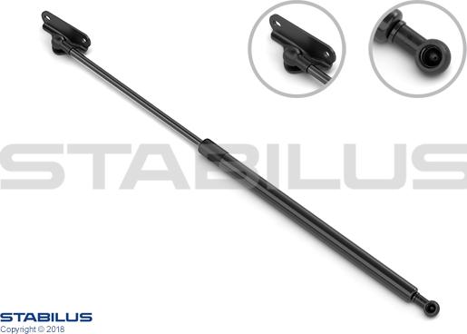 STABILUS 015527 - Газов амортисьор, багажно / товарно пространство vvparts.bg