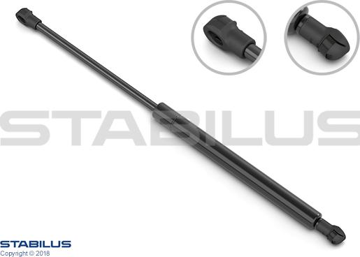 STABILUS 524371 - Газов амортисьор, багажно / товарно пространство vvparts.bg