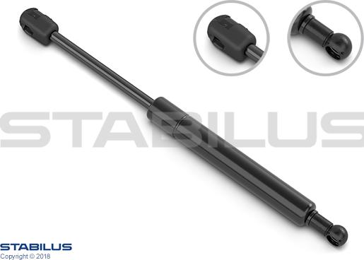 STABILUS 1406BL - Газов амортисьор, багажно / товарно пространство vvparts.bg