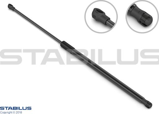 STABILUS 138654 - Газов амортисьор, багажно / товарно пространство vvparts.bg