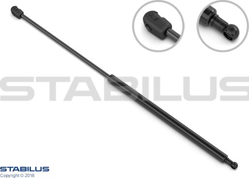 STABILUS 1408BB - Газов амортисьор, багажно / товарно пространство vvparts.bg