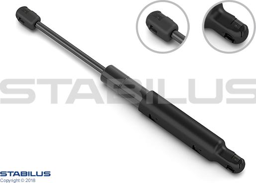 STABILUS 243079 - Газов амортисьор, капак на двигателя vvparts.bg