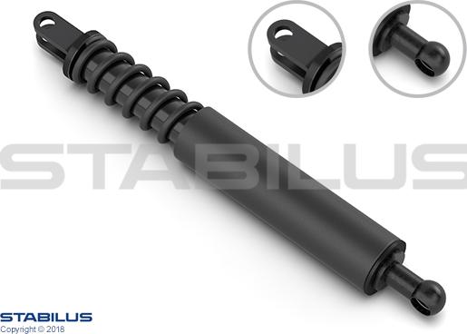 STABILUS 8889KR - Газов амортисьор, багажно / товарно пространство vvparts.bg