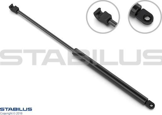 STABILUS 8906CY - Газов амортисьор, багажно / товарно пространство vvparts.bg