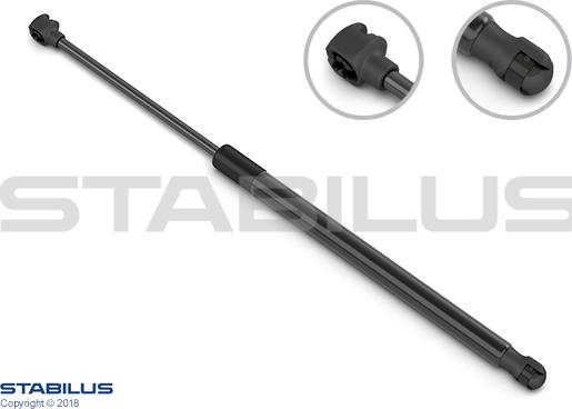 STABILUS 540866 - Газов амортисьор, багажно / товарно пространство vvparts.bg