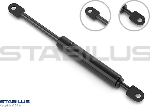 STABILUS 2366GI - Газов амортисьор, сгъваема маса vvparts.bg