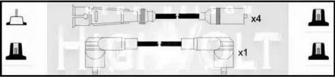 Standard OEF673 - Комплект запалителеи кабели vvparts.bg