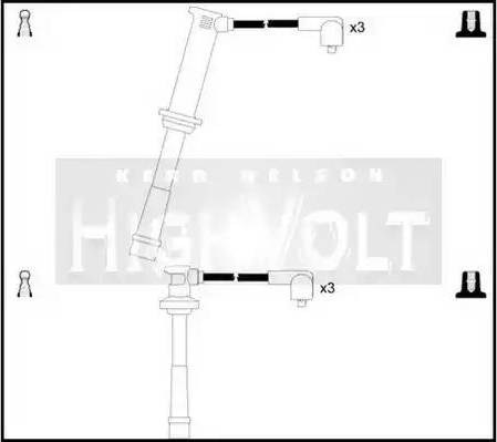 Standard OEF262 - Комплект запалителеи кабели vvparts.bg