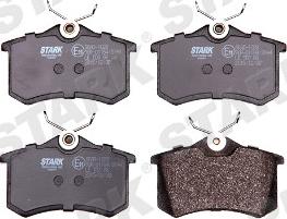 Stark SKAD-1028 - Комплект спирачно феродо, дискови спирачки vvparts.bg