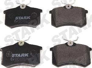 Stark SKAD-1023 - Комплект спирачно феродо, дискови спирачки vvparts.bg