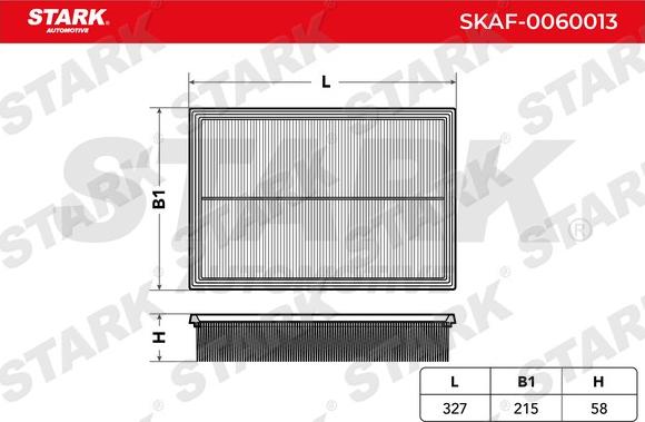 Stark SKAF-0060013 - Въздушен филтър vvparts.bg