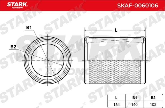 Stark SKAF-0060106 - Въздушен филтър vvparts.bg