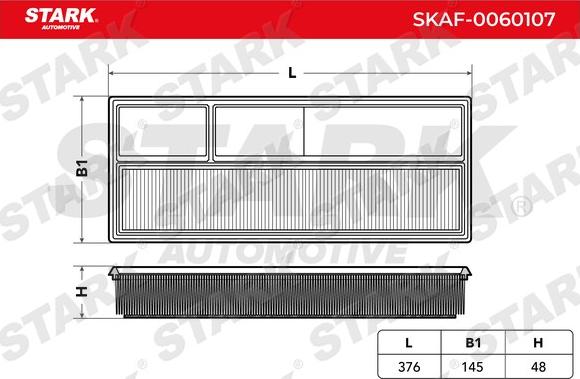 Stark SKAF-0060107 - Въздушен филтър vvparts.bg