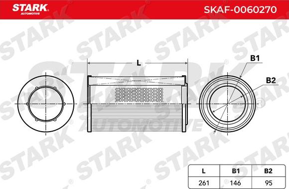 Stark SKAF-0060270 - Въздушен филтър vvparts.bg