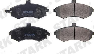 Stark SKBP-0010444 - Комплект спирачно феродо, дискови спирачки vvparts.bg