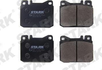 Stark SKBP-0010445 - Комплект спирачно феродо, дискови спирачки vvparts.bg