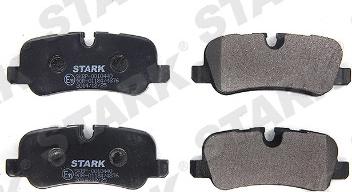 Stark SKBP-0010440 - Комплект спирачно феродо, дискови спирачки vvparts.bg