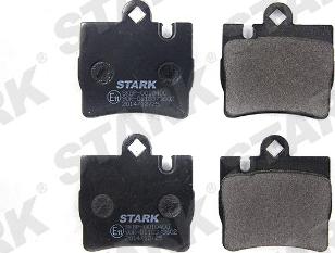 Stark SKBP-0010400 - Комплект спирачно феродо, дискови спирачки vvparts.bg