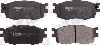 Stark SKBP-0010402 - Комплект спирачно феродо, дискови спирачки vvparts.bg