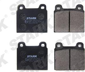 Stark SKBP-0010419 - Комплект спирачно феродо, дискови спирачки vvparts.bg