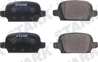 Stark SKBP-0010439 - Комплект спирачно феродо, дискови спирачки vvparts.bg