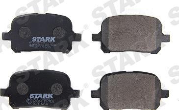 Stark SKBP-0010435 - Комплект спирачно феродо, дискови спирачки vvparts.bg