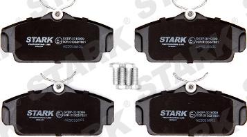 Stark SKBP-0010099 - Комплект спирачно феродо, дискови спирачки vvparts.bg