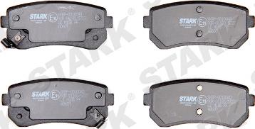 Stark SKBP-0010040 - Комплект спирачно феродо, дискови спирачки vvparts.bg