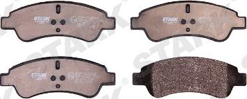 Stark SKBP-0010048 - Комплект спирачно феродо, дискови спирачки vvparts.bg