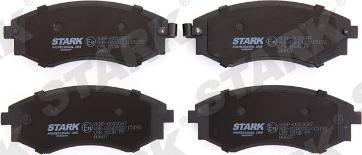 Stark SKBP-0010047 - Комплект спирачно феродо, дискови спирачки vvparts.bg