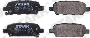 Stark SKBP-0010053 - Комплект спирачно феродо, дискови спирачки vvparts.bg