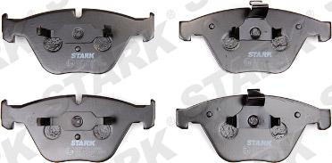 Stark SKBP-0010060 - Комплект спирачно феродо, дискови спирачки vvparts.bg