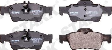 Stark SKBP-0010067 - Комплект спирачно феродо, дискови спирачки vvparts.bg