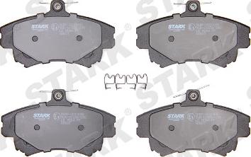 Stark SKBP-0010086 - Комплект спирачно феродо, дискови спирачки vvparts.bg