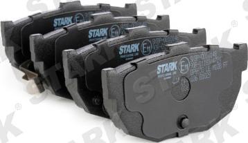 Stark SKBP-0010148 - Комплект спирачно феродо, дискови спирачки vvparts.bg
