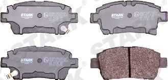 Stark SKBP-0010109 - Комплект спирачно феродо, дискови спирачки vvparts.bg