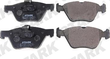 Stark SKBP-0010103 - Комплект спирачно феродо, дискови спирачки vvparts.bg