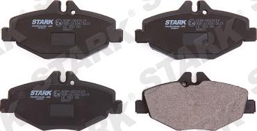 Stark SKBP-0010119 - Комплект спирачно феродо, дискови спирачки vvparts.bg