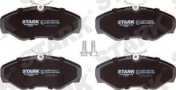 Stark SKBP-0010110 - Комплект спирачно феродо, дискови спирачки vvparts.bg