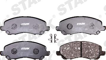 Stark SKBP-0010112 - Комплект спирачно феродо, дискови спирачки vvparts.bg