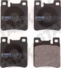 Stark SKBP-0010121 - Комплект спирачно феродо, дискови спирачки vvparts.bg