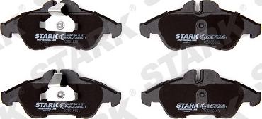 Stark SKBP-0010127 - Комплект спирачно феродо, дискови спирачки vvparts.bg