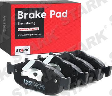 Stark SKBP-0010172 - Комплект спирачно феродо, дискови спирачки vvparts.bg